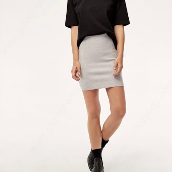 Babaton Wool Blend Mini Skirt - Picture 1 of 3